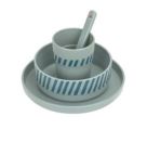 Geschirr-Set PP/Cellulose Tiny Team Dog (Teller, Schüssel, Becher, Löffel)
