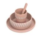 Geschirr-Set PP/Cellulose Tiny Team Cat (Teller, Schüssel, Becher, Löffel)