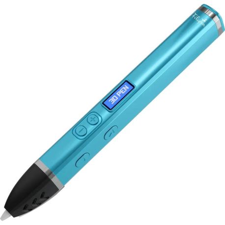 Filapen® Premium 3D Stift Blau mit 5 Filamenten und Schablonen