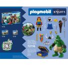 PLAYMOBIL 72116 Troll mit Löwenritterschatz