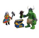 PLAYMOBIL 72116 Troll mit Löwenritterschatz