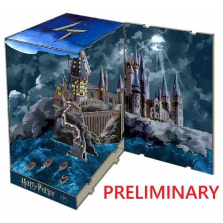 Tiny Adventures - Harry Potter Hogwarts Castle, Book Nook Miniaturwelt aus Holz zum Zusammenbauen