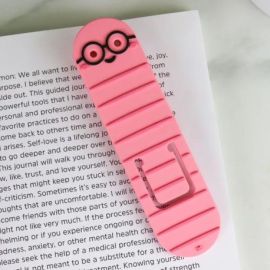 GIFT REPUBLIC Leselicht und Lesezeichen Bücherwurm
