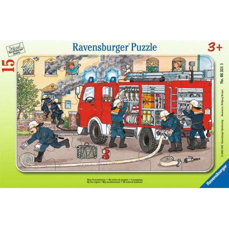 Ravensburger 6321 Puzzle Mein Feuerwehrauto 15 Teile