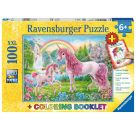 Ravensburger 13698 Puzzle Magische Einhörner 100/200 Teile XXL