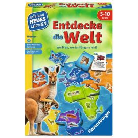 Ravensburger 24990 - Entdecke die Welt - Spielen und Lernen für Kinder, Lernspiel für Kinder von 5-10 Jahren, Spielend