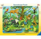 Ravensburger 5140 Puzzle Tiere im Regenwald 8-17 Teile