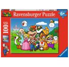 Ravensburger 12992 Puzzle Super Mario Fun 100 Teile XXL