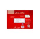 Oxford Lernsystem Zahlenlernheft A4 quer, Lineatur ZL, 16 Blatt, Optik Paper+®, Geheftet, 2-fach gelocht, (Rot)