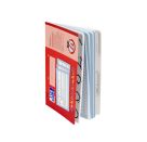 Oxford Lernsystem Zahlenlernheft A4 quer, Lineatur ZL, 16 Blatt, Optik Paper+®, Geheftet, 2-fach gelocht, (Rot)