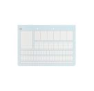Oxford Lernsystem Zahlenlernheft A4 quer, Lineatur ZL, 16 Blatt, Optik Paper+®, Geheftet, 2-fach gelocht, (Rot)