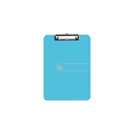 Klemmbrett PS A4 transp.blau