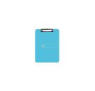 Klemmbrett PS A4 transp.blau