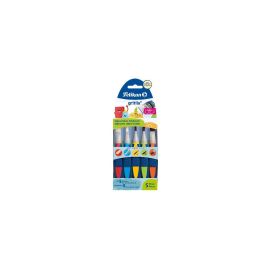 Pelikan griffix® Pinselset für die Schule mit Pinselband, 5er Set