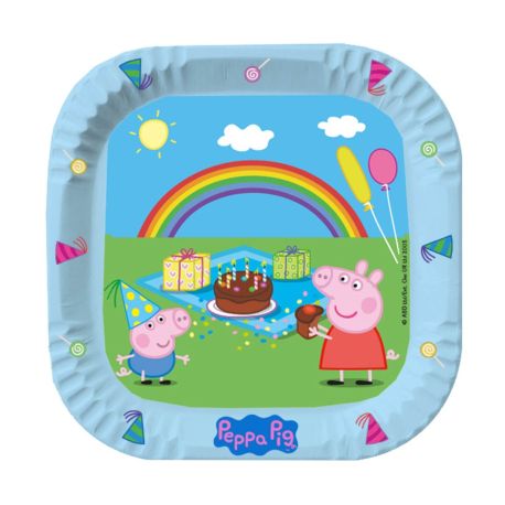 Peppa Pig Pappteller   23cm 6 Stück