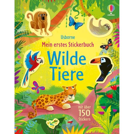 Stickerbuch Wilde Tiere
