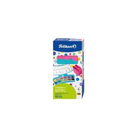 Deckfarbkasten 12er türkis/pi