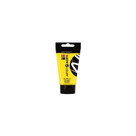 Marabu Artist Acryl, Zitronengelb 918, 75 ml