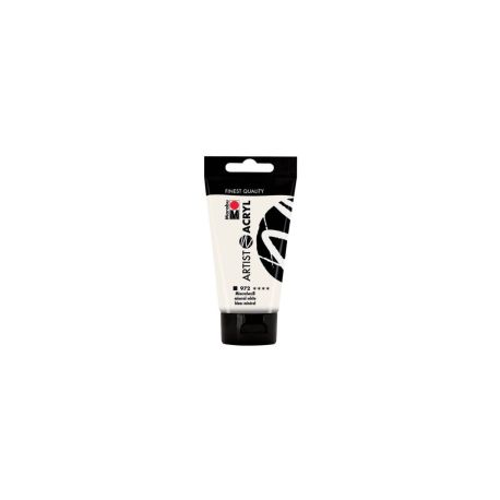 Marabu Artist Acryl, Mineralweiß 972, 75 ml