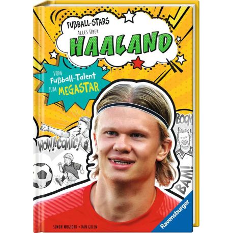 Fußball-Stars – Haaland. Vom Fußball-Talent zum Megastar (Erstlesebuch ab 7 Jahren), Fußball-Geschenke für Jungs und M