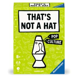 Ravensburger - 22589 - Thats not a hat - Pop Culture - Partyspiel, Kartenspiel für 3-8 Personen, lustige Unterhaltung
