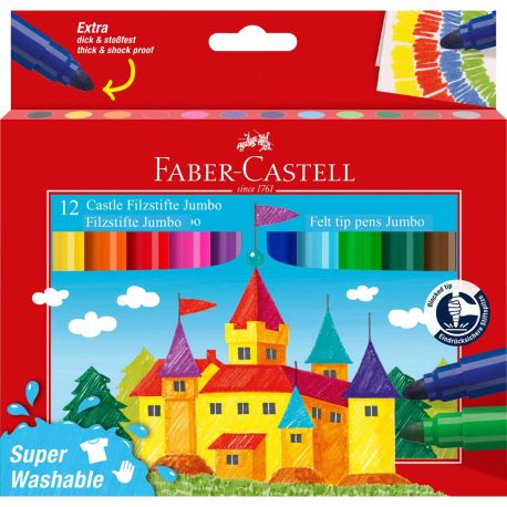 Filzstift Jumbo Super Washable 12er
