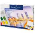 Aquarellfarben in Näpfchen 12