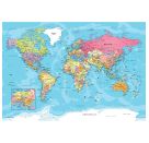 Puzzle Weltkarte Puzzledose - 550 Teile in Blechdose