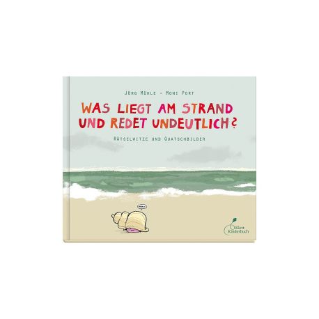 Was liegt am Strand und redet