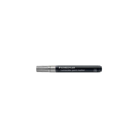 Acrylmarker Lumoc silber