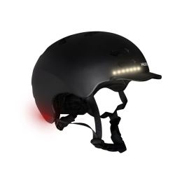 Skaterhelm LED, Gr. M, schwar