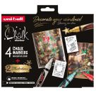 Marker UNI CHALK MARKER 4x xm