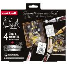 Marker UNI CHALK MARKER 4x xm