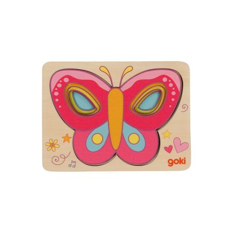 Schichtenpuzzle Schmetterling
