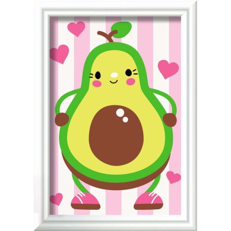 Ravensburger CreArt 25881 - Avocado - Malen nach Zahlen für Kinder ab 7 Jahre