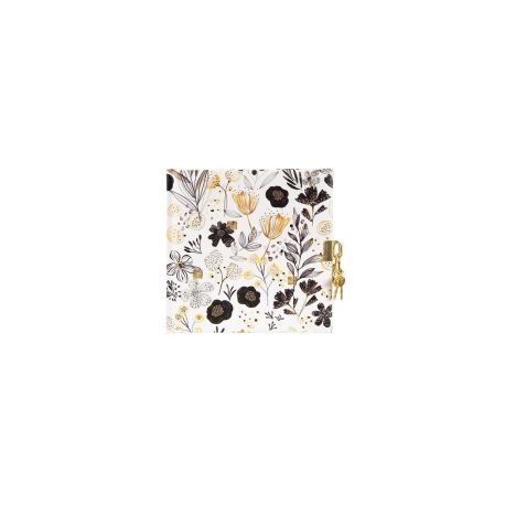 Tagebuch Botanicals schw/gold