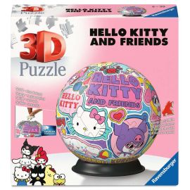 Ravensburger 3D Puzzle 11630 - Puzzle-Ball Hello Kitty - Puzzle-Ball für Erwachsene und Kinder ab 6 Jahren