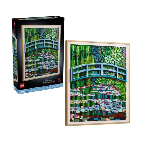 LEGO® ART 31220 Claude Monet, Brücke über einen Seerosenteich