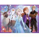 Ravensburger Kinderpuzzle 03031 - Die Eiskönigin 2: Unterwegs im Zauberwald  - Bodenpuzzle mit 60 großen Puzzleteilen,