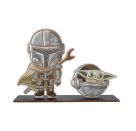 Crystal Art BUDDY XL Mandalorian   Grogu Duo