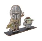 Crystal Art BUDDY XL Mandalorian   Grogu Duo