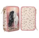 Miss Melody 3 Fach Federtasche BLOSSOM PONY
