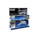 Model Set New Republic X-Wing Fighter, Revell Modellbausatz Star Wars mit Basiszubehör