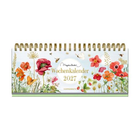 Wochenkalender 2027 - rot