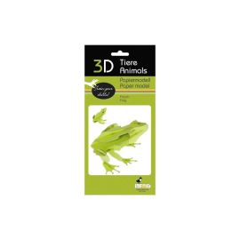 fridolin - 3D Papiermodell - Frosch, Spezialkarton, gelasert
