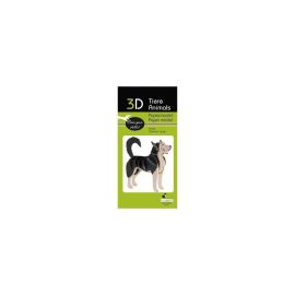 fridolin - 3D Papiermodell - Husky, Spezialkarton, gelasert