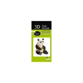 fridolin - 3D Papiermodell - Panda, Spezialkarton, gelasert