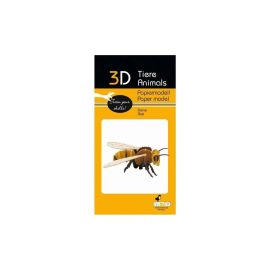 fridolin - 3D Papiermodell - Biene, Spezialkarton, gelasert