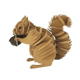 3D-Modell Eichhörnchen Spezialkarton gelasert