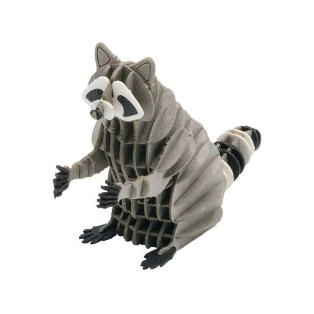fridolin - 3D-Modell, Waschbär, Spezialkarton, gelasert